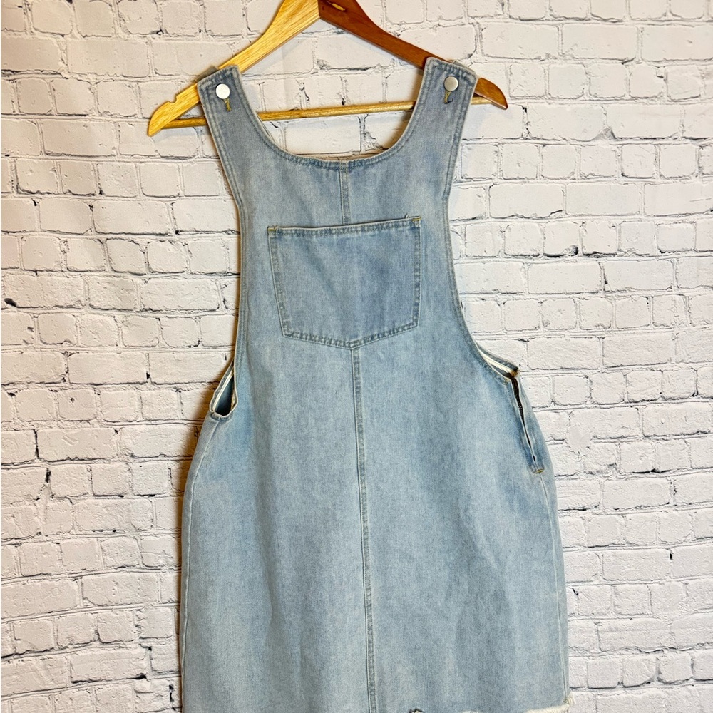 Denim Overall Dress